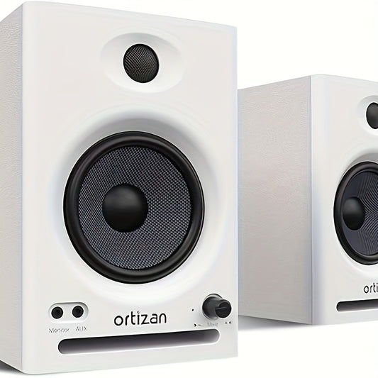 Ortizan C7 Dual-Mode Wireless Computer Monitor Speakers for Gamers