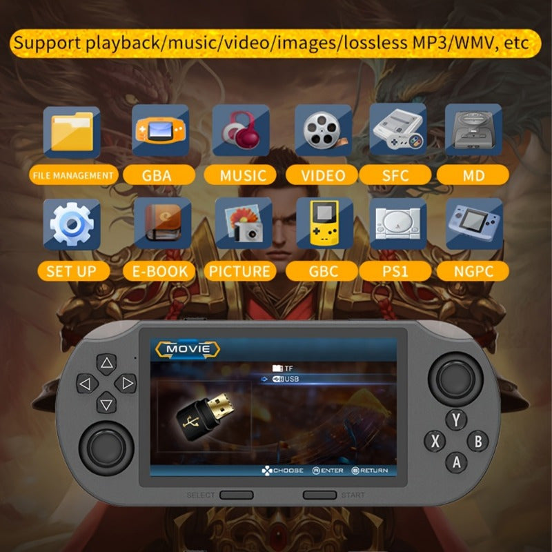 SF3000 Open-source Handheld Game Console and Entertainment Device