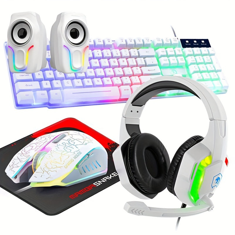 MAMBASNAKE 5 in 1 Gaming Combo with RGB Backlight