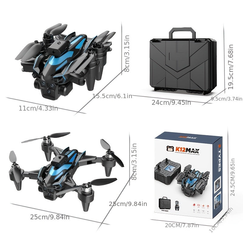 Beginner RC Drone with Dual Batteries and Remote Video