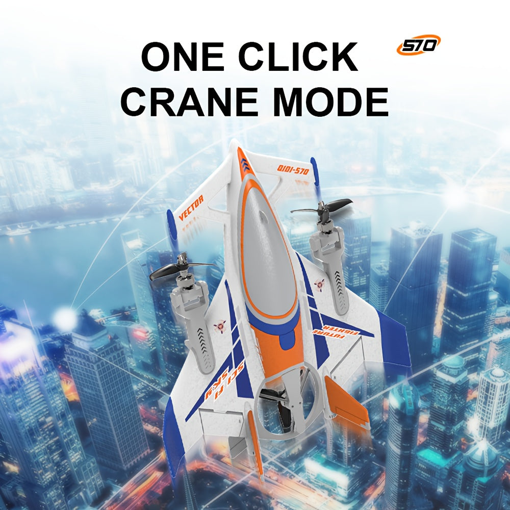 QIDI570 RC Plane Brushless Motor Remote Control Flying Stunt Glider
