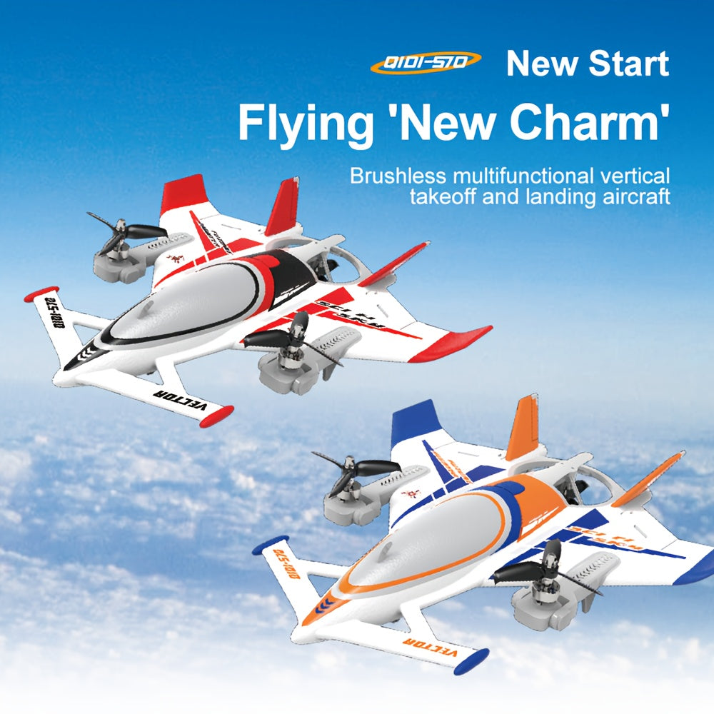 QIDI570 RC Plane Brushless Motor Remote Control Flying Stunt Glider