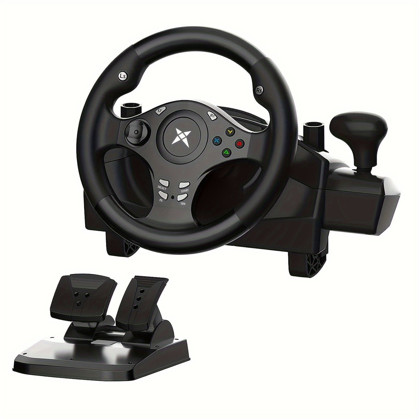 DOYO Gaming Steering Wheel with Pedal for Ultimate Racing Experience