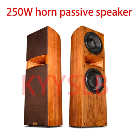 High Power 250W Passive Bookshelf Speaker for Home Audio