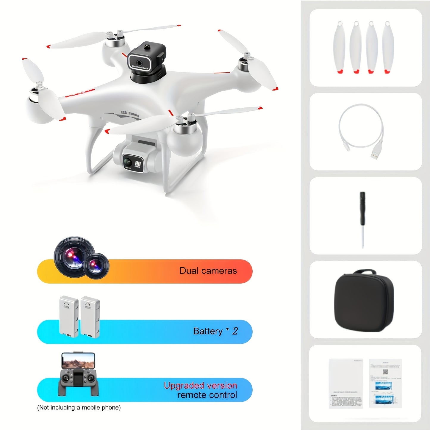 S116 Max Brushless Optical Flow Drone with Dual Cameras