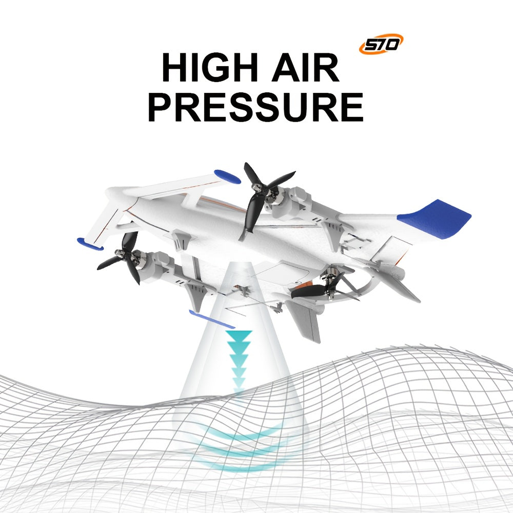 QIDI570 RC Plane Brushless Motor Remote Control Flying Stunt Glider