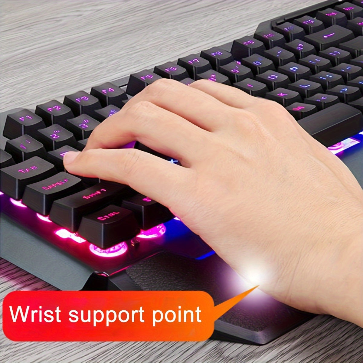 QZUKOY RGB Backlit Mechanical Gaming Keyboard for Serious Gamers