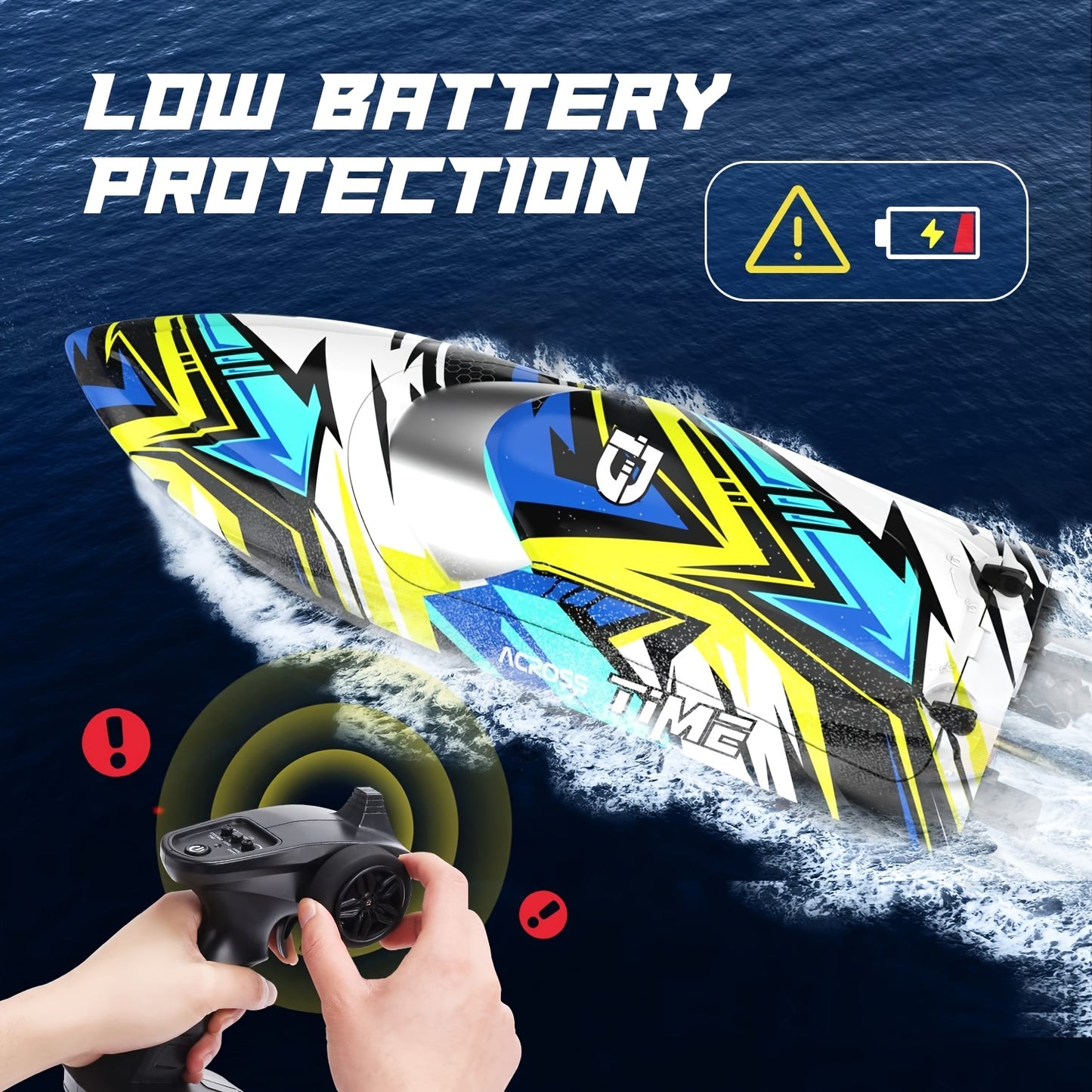 DEERC Brushless RC Speed Boat High Speed Racing Fun
