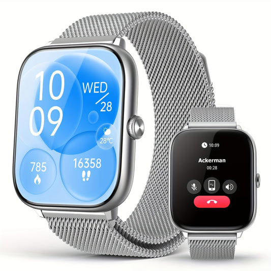 Mens Smartwatch With Wireless Calling Fitness Tracker Music
